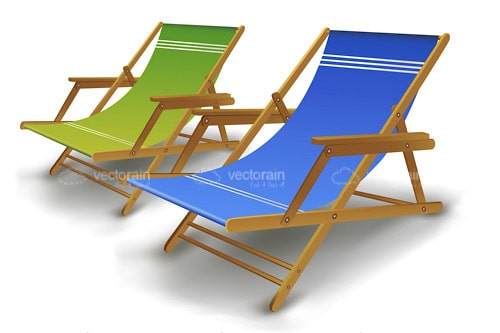 Pair of Beach Chairs